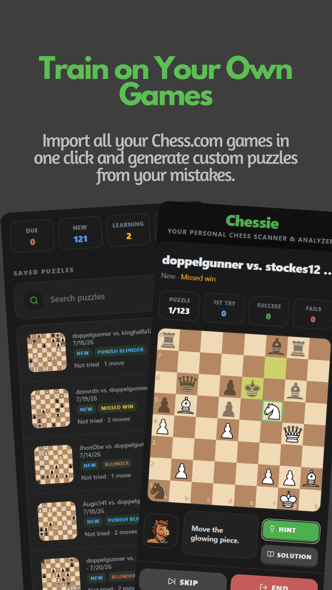 Train on Your Own Games